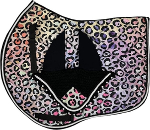 Customized English Horse Riding Set | Sublimation Dressage Saddle Pads Double Cord Laces Shock Absorption | Premium <b>Equestrian</b> - Product Image 2