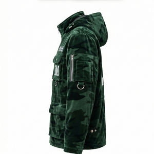 Veste d'hiver à capuche camouflage pour homme, streetwear, multi-poches, mode outdoor, vêtements MALUZA INDUSTRIES - Product Image 4