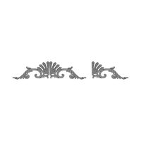Panneau de balustrade de balcon moderne en fer forgé, grille de clôture ondulée, garde-corps de villa de luxe, balustrade abstraite symétrique en forme d'éventail