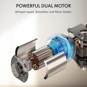 Scrivania Elettrica Regolabile in Altezza con Doppio Motore, Postazione di Lavoro per Casa e Ufficio, Tavolo Sit-Stand in Due Pezzi - Product Image 4