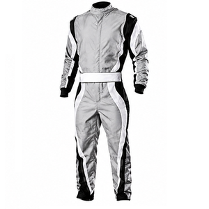 Men's Black <b>Red</b> White Full Sleeve Flame Resistant Quick Dry Racing <b>Suit</b> Breathable All Seasons Motorcycle Wear - Product Image 5