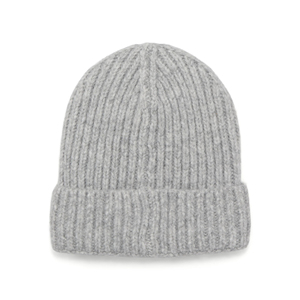 Bonnet unisexe gris ajustable tendance 2026, 100 % acrylique tricoté, couleur unie, décontracté, pour l'hiver, pour adultes, 56-58 cm - Product Image 3