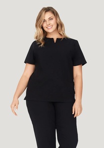 Blouse de laboratoire unisexe Sike personnalisée en coton et polyester tricoté, blanche, haute visibilité, à manches longues, pour médecins et uniformes d'hôpital - Product Image 5