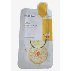 Per Mediheal N.M.F. Maschera Idratante in Fogli, Confezione da 5 Pezzi con Vitamina C, 2 Pezzi in Offerta - Product Image 1