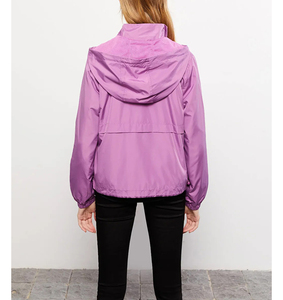 Chaquetas cortavientos hechas a medida para mujer, chaquetas cortavientos transpirables, chaquetas cortavientos ligeras transpirables - Product Image 2