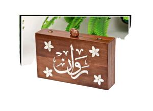 กระเป๋าถือฝังมุกแท้สำหรับเจ้าสาวอาหรับหรูหรา - Product Image 6