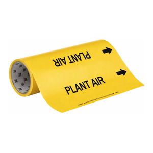 Brady <b>PLANT</b> AIR Flexible Roll Pipe <b>Marker</b> Adhesive Label for Air Pipes - Product Image 1