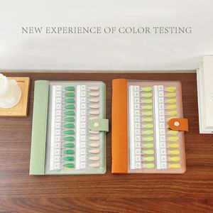 Libro de exhibición de esmalte de uñas magnético, libro de uñas con ranura transparente para Salón de Arte de uñas, organizador de muestras portátil - Product Image 2