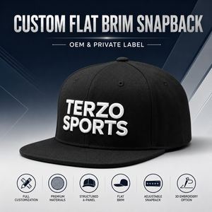 Gorras Snapback Personalizadas de Moda con Visera Plana, Gorras de Béisbol Bordadas en 3D de 6 Paneles de Primera Calidad, Fabricante de Marca Privada - Product Image 1