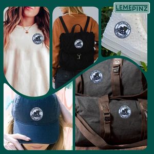 Parche de Lona Bordado Circular con Diseño de Mapache y Contenedor de Basura, Aplique Termoadhesivo para Sombreros y Bolsos - Product Image 3