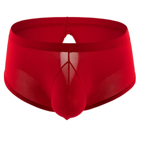 Ropa Interior Masculina, Bóxers Sexys de Talla Pequeña, Color Puro, Seda de Hielo, Deportivos de Verano, Elásticos y Cómodos, Calzoncillos Gay - Product Image 2