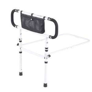 Barres d'assistance pliables à 180 degrés pour lit, pour personnes âgées, capacité de charge de 450 lb, barres latérales de lit, 4 cannes de lit - Product Image 1