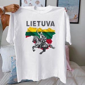 T-shirt Da Uomo Lietuva Stile Lituano Myliu Lietuva Vytis Lituania (S-XXXL) - Foto 6