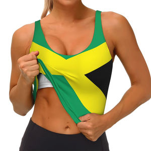 เสื้อชั้นในกีฬาพิมพ์ลายด้านหน้าสำหรับผู้หญิง แห้งเร็ว ไร้ตะเข็บ เหมาะสำหรับออกกำลังกาย โยคะ วิ่ง จ๊อกกิ้ง รองรับทรงได้ดี ยืดได้สี่ทิศทาง - Product Image 3