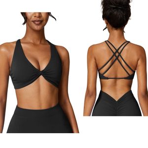 Custom OEM ODM Women Backless Yoga Sports Bra Quick Dry Breathable Fitness Gym Activewear Wholesale Top Wear - Product Image 1