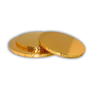 Gold Food Grade 12mm Eco-Friendly Recycled Kraft <b>Paper</b> Cake Board Disposable Non-Stick Surface Solid Style Commercial <b>Paper</b> - Product Image 1