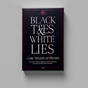 Cravates Noires et Mensonges Blanches par l'auteur Kat Singleton, impression de livre broché personnalisé à couverture souple - Product Image 1