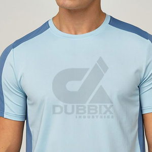 Unisex Lightweight Breathable Anti-UV <b>T</b>-<b>Shirt</b> Shorts Set OEM Custom Four-Way Stretch Front Summer Running Activewear - Product Image 5