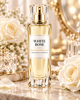 Huile de parfum non alcoolisée de qualité supérieure à la rose blanche 1 L, parfum longue durée unisexe, luxe, tendance, moderne