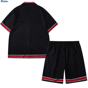 Colección de Verano, Ofertas en Trajes para Hombre, Cómodos y Transpirables, Camisa de Botones Personalizada para Hombre, Conjuntos de Playa de Manga Corta para Verano - Product Image 3