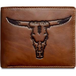 Portefeuille pour homme en cuir véritable de qualité supérieure avec poche zippée, organiseur de cartes et compartiment pour billets, idéal pour un usage quotidien professionnel, à vendre - Product Image 1
