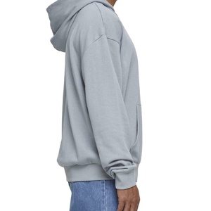 Nueva tendencia, sudaderas con capucha de gran tamaño para hombres, ropa de calle de lana de algodón 100% con estilo de logotipo personalizado, venta al por mayor, cómoda - Product Image 3