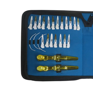 Kit d'outils professionnels pour extensions de cheveux en plasma blanc de qualité supérieure, pinces en acier inoxydable à usage commercial, pinces/épingles de coiffure personnalisables avec logo - Product Image 5