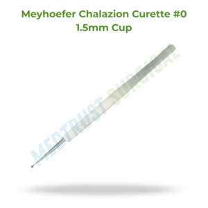 Cureta para Calazión Meyhoefer de 1.5mm, Instrumento Quirúrgico Oftálmico para la Eliminación de Calaziones en el Párpado - Product Image 2