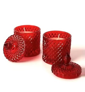 Velas Aromáticas de Cera de Soya en Elegantes Portavelas de Vidrio con Base de Terciopelo, Ideales para Regalos y Decoración - Product Image 2