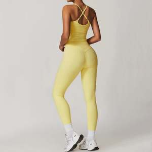 Conjunto de Yoga de Lujo 2026, Ropa Deportiva Premium para Entrenamiento, Ligera, Elástica, Transpirable, Ecológica, de 2 Piezas - Product Image 4