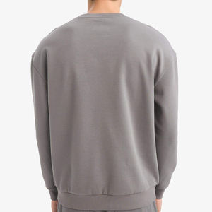 Sweat-shirt à capuche zippé en polaire pour homme, coupe classique, en coton, respirant, service OEM, vente en gros - Product Image 3