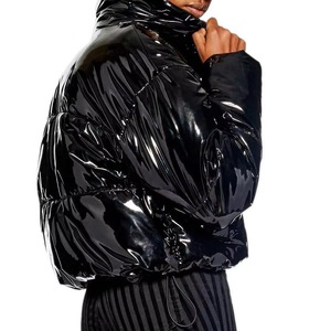 เสื้อโค้ทครอปทรงบับเบิ้ลสไตล์ใหม่สำหรับผู้หญิง เสื้อคลุมออกกำลังกายแบบสปอร์ต แจ็คเก็ตพัฟเฟอร์น้ำหนักเบา ระบายอากาศได้ดี ผลิตจากหนังแกะ ขายส่ง - Product Image 3