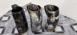 Juego de Jarra Vikinga de Cuerno Orgánico Ecológico Hecho a Mano de Primera Calidad, Pulido y Duradero, SMARK EXPORTS, para Celebraciones y Decoración del Hogar - Product Image 2