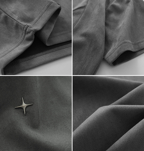 เสื้อยืดสตรีทแวร์ผู้ชายคุณภาพสูง แขนสั้นทรงหลวมใส่สบายสำหรับฤดูร้อน - Product Image 3