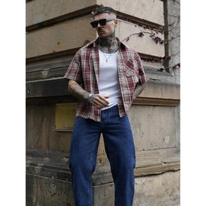 Vaqueros de Hombre DX, Modernos, Retro, Ecológicos, Transpirables, Rectos, Holgados, 100% Algodón, Estilo Urbano - Product Image 3
