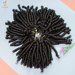 ราคาขายส่งดิบเวียดนามมัดผมเด้ง 100% หนังกําพร้าผมมนุษย์ชิดผม - Product Image 6