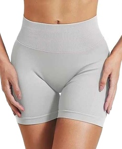 Wholesale New Arrival Women Booty Shorts High Waist Quick Dry Breathable Eco-Friendly Compression Spandex/Cotton Skinny Fit 2027 - Product Image 1