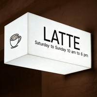 Boîte à lumière LED personnalisée Signvia avec un design durable et écologique pour la publicité extérieure, en acrylique, pour les salons de beauté