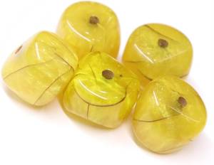 Cuentas Redondas de Resina Marrón Ecológicas Sueltas para la Fabricación de Joyas Hechas a Mano, Tamaño Personalizado Disponible - Product Image 4