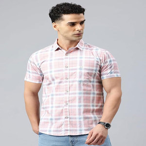 Chemise à Manches Courtes en Denim pour Homme Chemise en Denim Mince à Demi-Manches en Coton Haut Décontracté à Manches Courtes Vêtements pour Hommes - Product Image 2