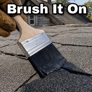 Flexible 1K Crack Repair <b>Waterproof</b> Coating Low VOC For Aged Asphalt Shingle Roof Leak Eco Friendly Surface - Product Image 4