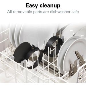 Customizable Breakfast Sandwich <b>Maker</b> with Egg Cooker Ring for English Muffins Croissants Mini <b>Waffles</b> Pe - Product Image 5