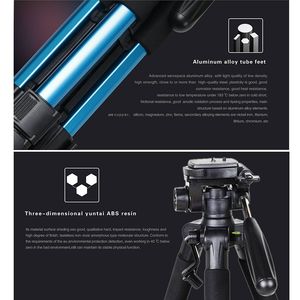 Treppiede in Alluminio da 55 Pollici per DSLR, Canon, Nikon, Sony, Smartphone e Telefoni Cellulari - Carico Massimo 5kg - Product Image 5