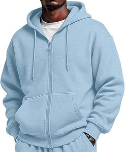<b>Men</b>’s Trendy Heavyweight Hoodie Loose Fit Cotton Blend Fleece Custom Printed Urban Streetwear Fashion <b>Pullover</b> - Product Image 1