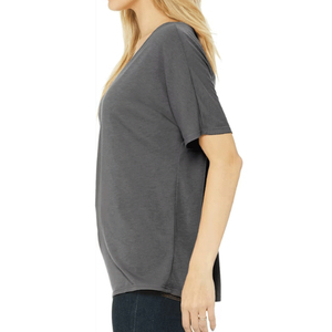 Camiseta Casual de Cuello en V para Mujer, Premium, Suave y Transpirable, Colores Personalizados, Poliéster/Algodón, con Logotipo Personalizado - Product Image 5
