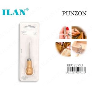 Poinçon Ilan avec manche en bois pour le travail du cuir 28993 - Product Image 3