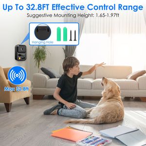 Dispositivo de Entrenamiento Recargable para Control de Ladridos de Perros, Ultrasónico, Antiladridos, Resistente al Agua IPX4, con 3 Frecuencias - Product Image 6