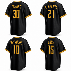 Custom Baseball Jersey Men Wholesale Team Uniform Custom Logo Sports Jersey OEM ODM Private Label Sublimation Baseball <b>Shirt</b> - Product Image 4