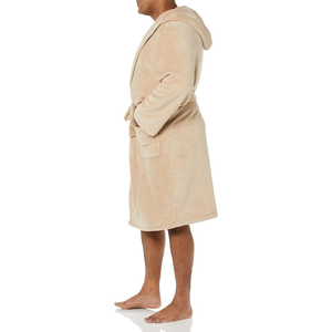 RABUSH SPORTS Velour Premium Luxury Hotel Spa Unisex Waffle <b>Bath</b> Robe 100% Cotton Long Sleeve Absorbent Sleepwear for Men Women - Product Image 4
