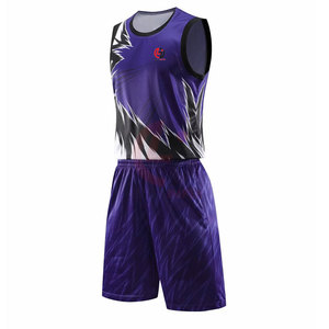 Uniforme de Baloncesto 100% Poliéster de Buena Calidad, Uniforme de Baloncesto de Diseño Nuevo Hecho a Medida, Mejor Precio - Product Image 2